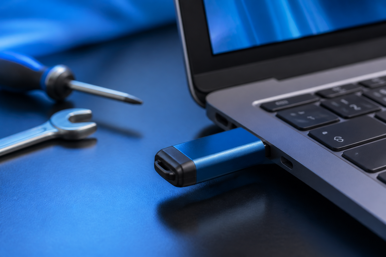 Portable file search on USB